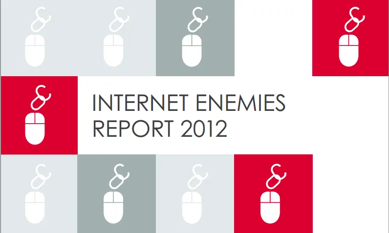 Portada de l'Informe “Els enemics d'Internet”