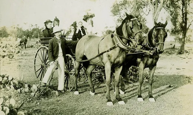 imatge del 1900 d'una família gitana