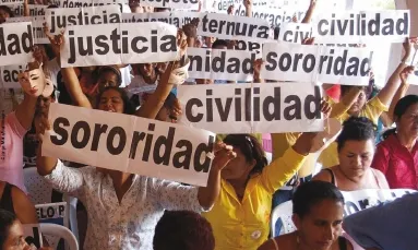 Fotografia d'una manifestació de dones