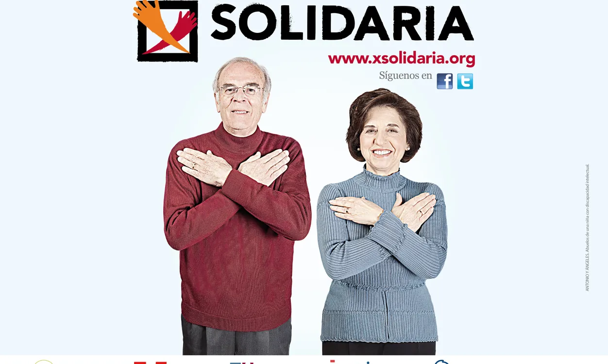 Imatge de la campanya de la X solidària