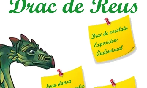 Cartell commemoratiu del 20è aniversari del drac de Reus
