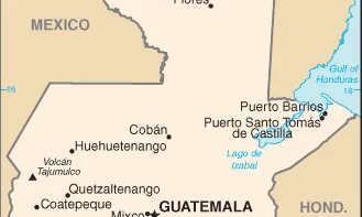 Mapa de Guatemala