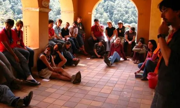 Trobada de caps i monitors. Font: Minyons Escoltes i Guies de Catalunya