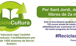 Imatge de la campanya Recicla Cultura