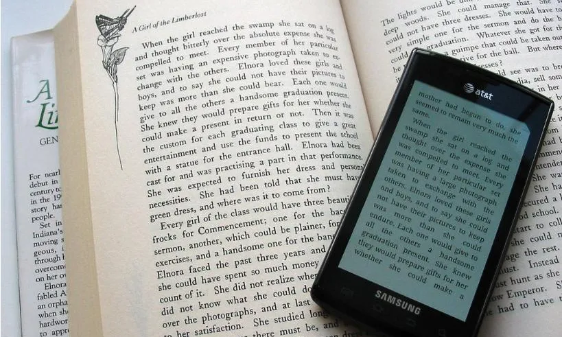 Dues modalitats de llibres: imprés i e-book. Font: lynn.gardner (flickr)