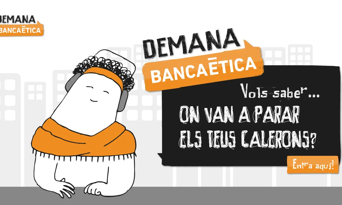 Captura de la plataforma interactiva Demana banca ètica
