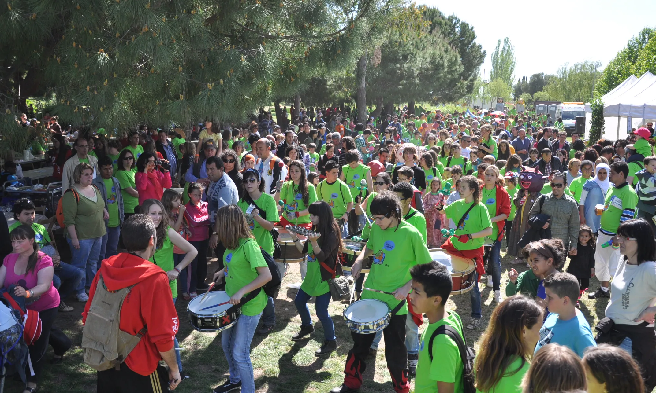 Fotografia dels participants al cercavil·la de la festa