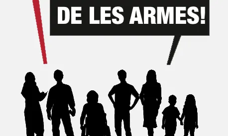 Fes-te sentir pel control de les armes! Cartell Armes sota Control