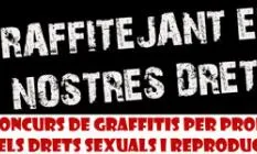 Part del cartell del concurs "Graffitejant els nostres drets"