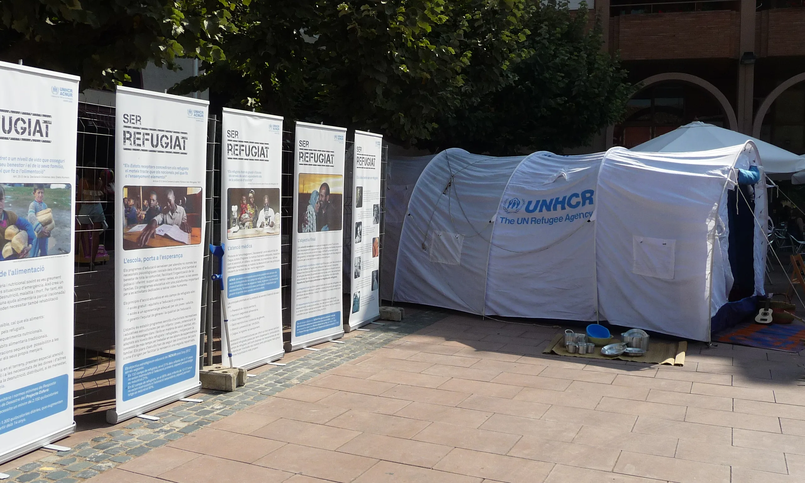 Exposició 'Ser refugiat'