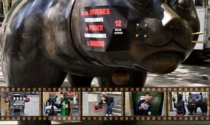 El cartell del documental "El poder de los jóvenes"