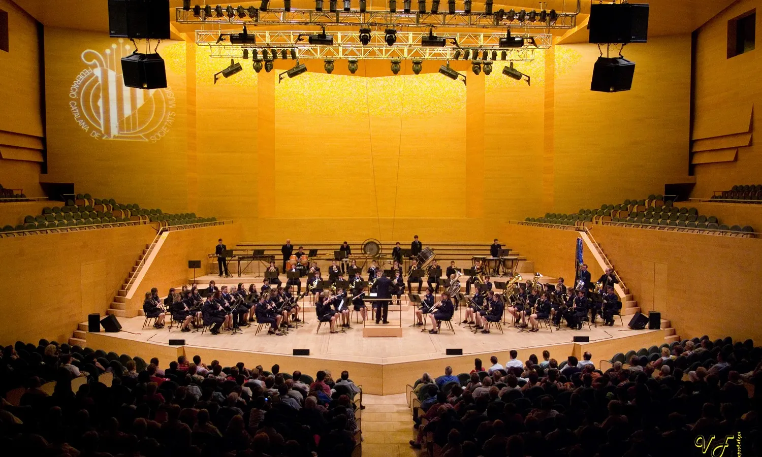 La Banda d’Alcanar en una actuació a l’Auditori, l’any 2006 (Foto: FCSM)
