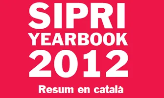 Part de la portada del resum en català de l'Anuari 2012 del SIPRI