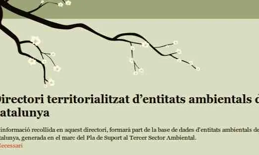 Directori d'entitats ambientals