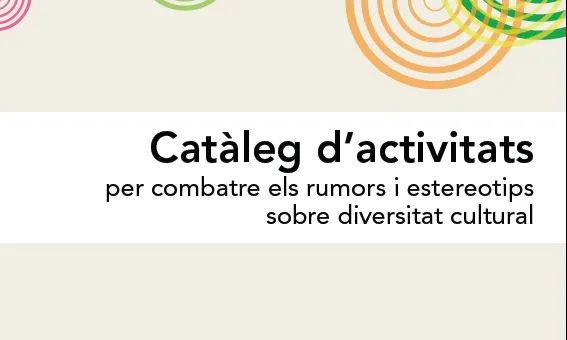 Portada del catàleg d'activitats antirumors