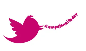 Ocell de Twitter amb el hashtag #EmpujoncitoDay