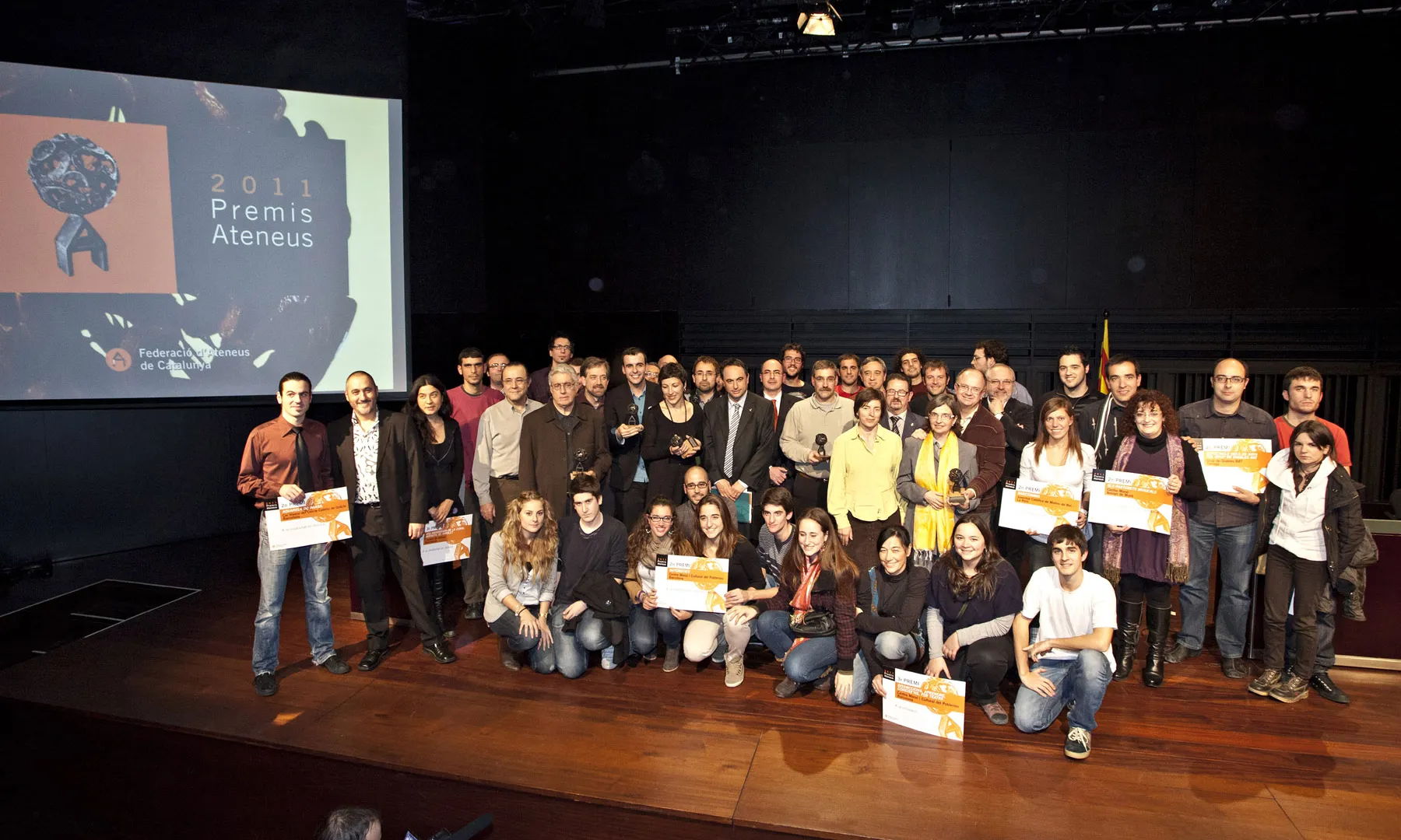 Guanyadors de l'edició 2011 dels Premis Ateneus i els Jove, proposa!