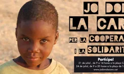 Campanya "Jo dono la cara per la cooperació i la solidaritat"