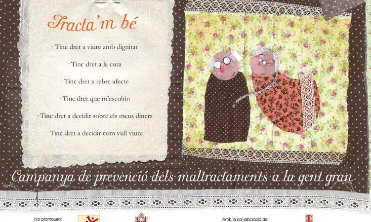 Imatge de la campanya Tracta'm bé