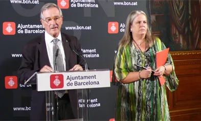 Xavier Trias el dia de l'anunci
