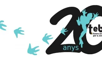 Logotip creat pels 20 anys del TEB