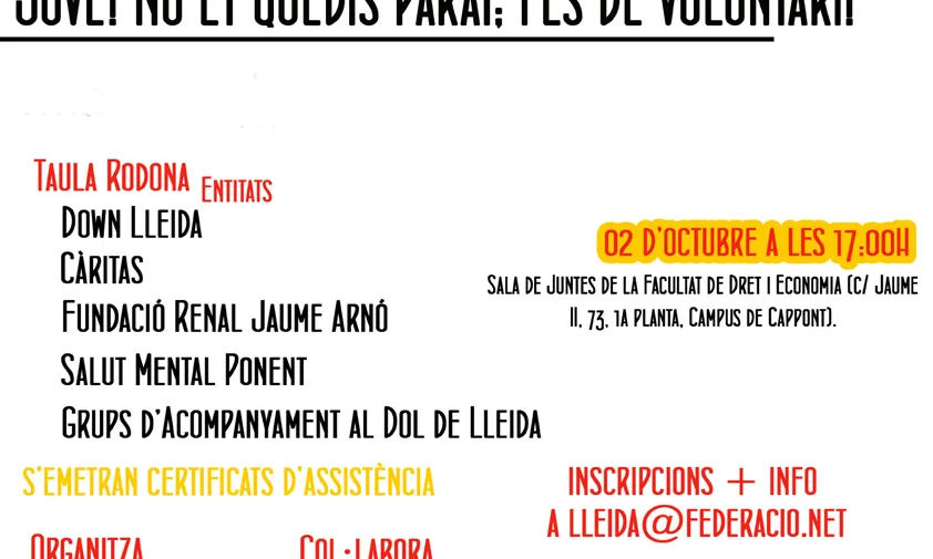 Cartell de la II Jornada