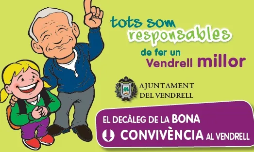 El Decàleg de la Convivència, editat a El Vendrell