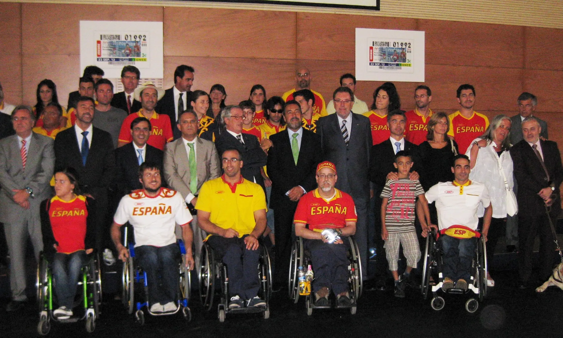 Els participants als JJPP de Londres 2012 i les autoritat