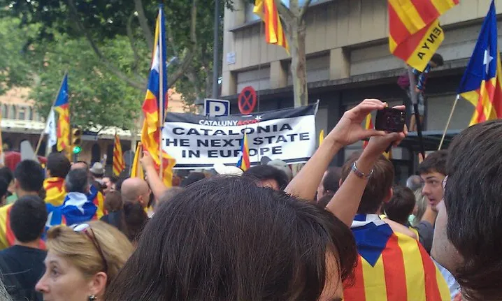 Manifestació a Barcelona, Isaac Martin