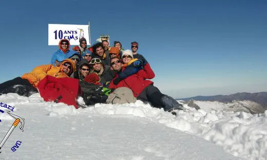 Pica d'Estats. Segon cim del cicle "10 anys, 10 cims". Novembre 2011. Font: CAU