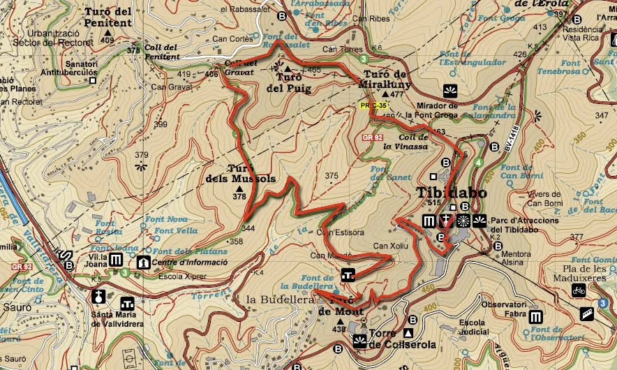 Imatge del recorregut de la cursa Batego per tu