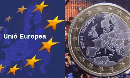 Imatge Logotip Unió Europea i Euro