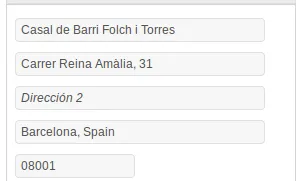 Es pot afegir un mapa de l'esdeveniment