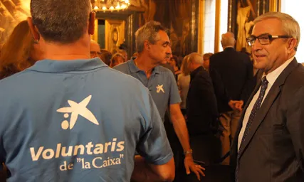  L'Associació de Voluntaris de La Caixa present en la Sala de Cróniques