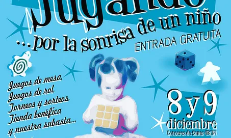 Cartell de les jornades Ayudar Jugando 2012