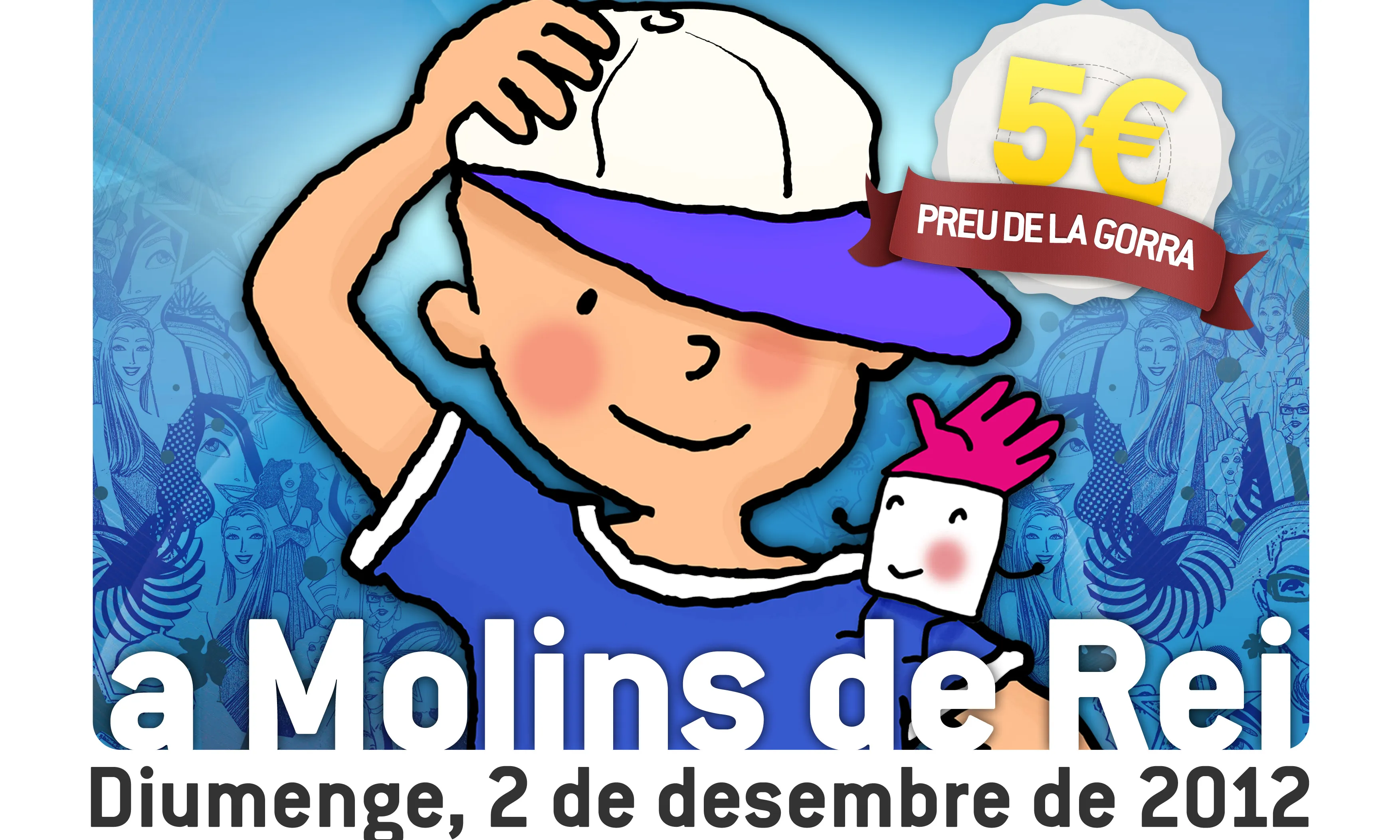 Cartell Posa't la Gorra Molins de Rei