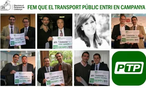 PTP: Fem que el transport públic entri en campanya