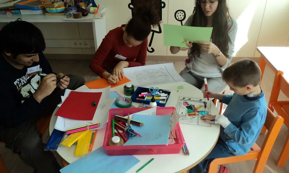 Activitat realitzada el curs passat per Sant Jordi a la Vall d'Hebron. Font: FAS