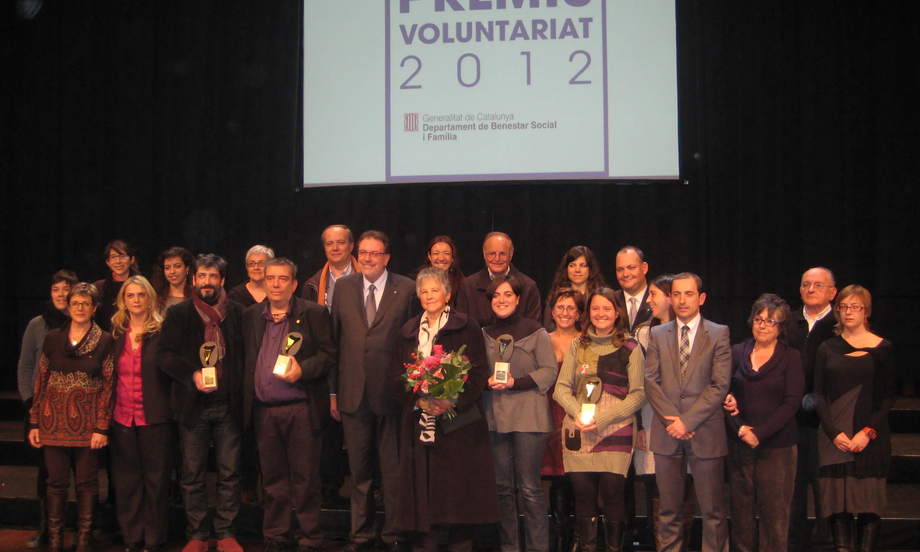 Guanyadors dels XX Premis Voluntariat