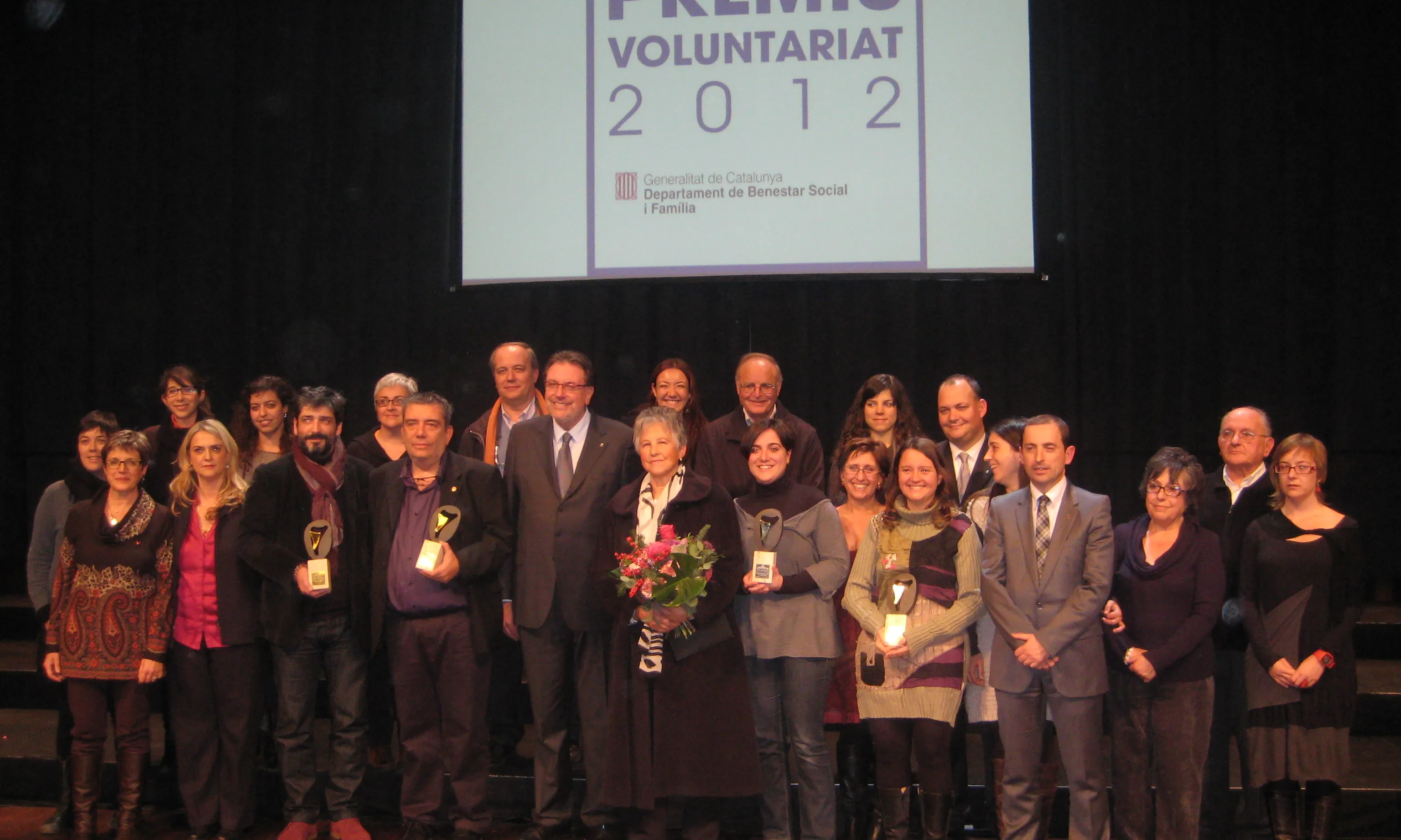 Guanyadors dels XX Premis voluntariat