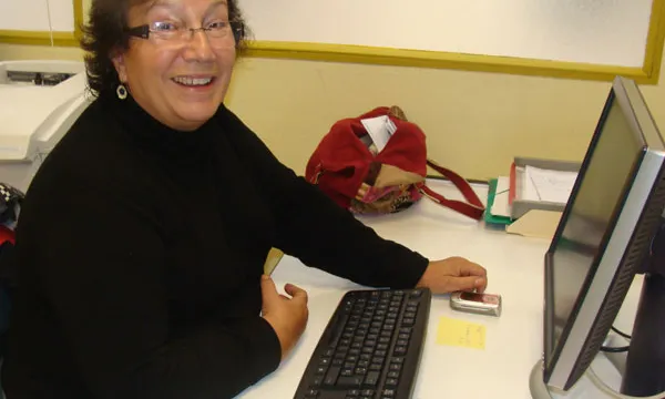 Maria Antònia Gaza, voluntària de la FCVS i d'Intermón Oxfam