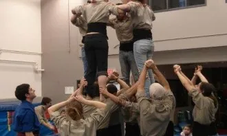 Sessió de formació amb els Castellers del Quebec