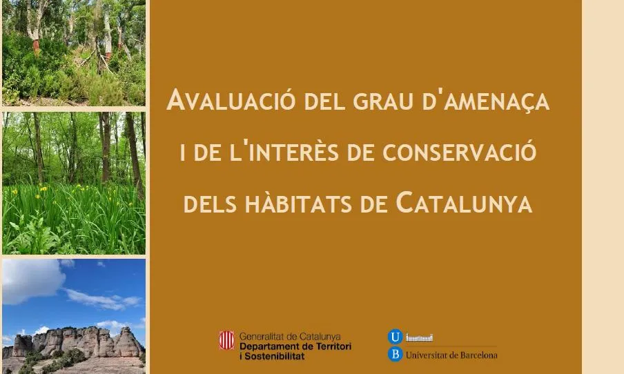 Informe sobre l'avaluació del grau d'amenaça i de l'interès de conservació dels 