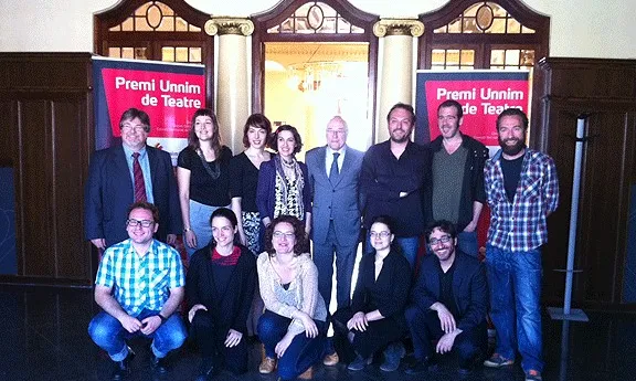 Finalistes Premi Unnim de Teatre 2012. Foto: Obra Social d'Unnim Finalistes Premi Unnim de Teatre 2012. Foto: Obra Social d'Unnim