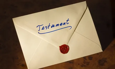 Imatge sobre testament