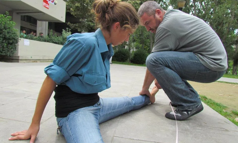 Proves realitzades als Ganàpies de la UAB. Font: Queralt Moncal (facebook)