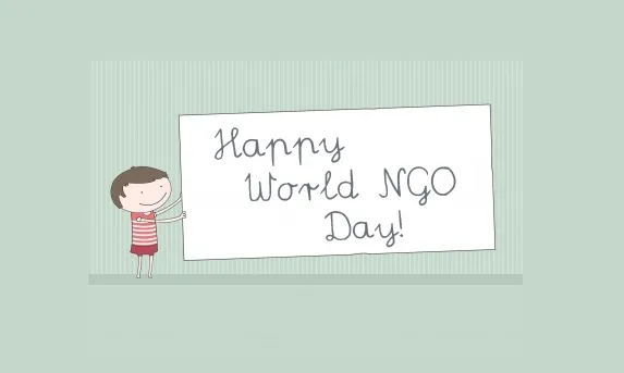 Postal "Happy World NGO Day!"