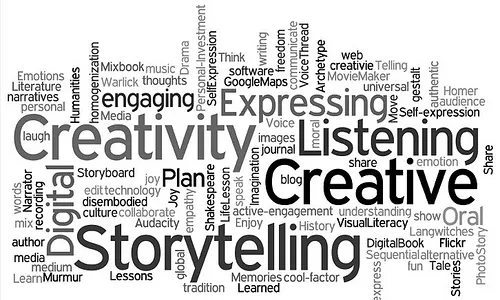 Imatge diferents conceptes que defineixen el Storytelling