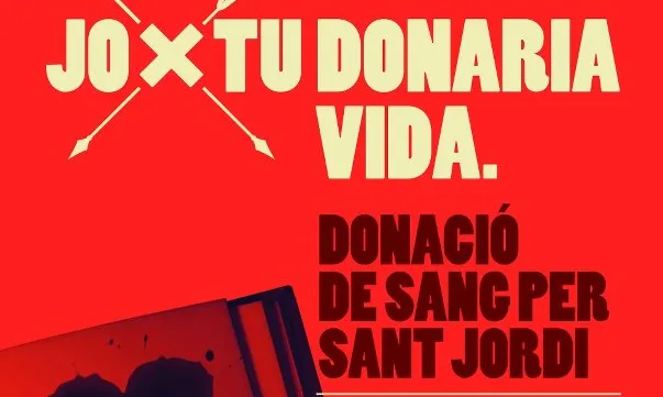 Cartell de la campanya "Jo x tu donaria la vida"