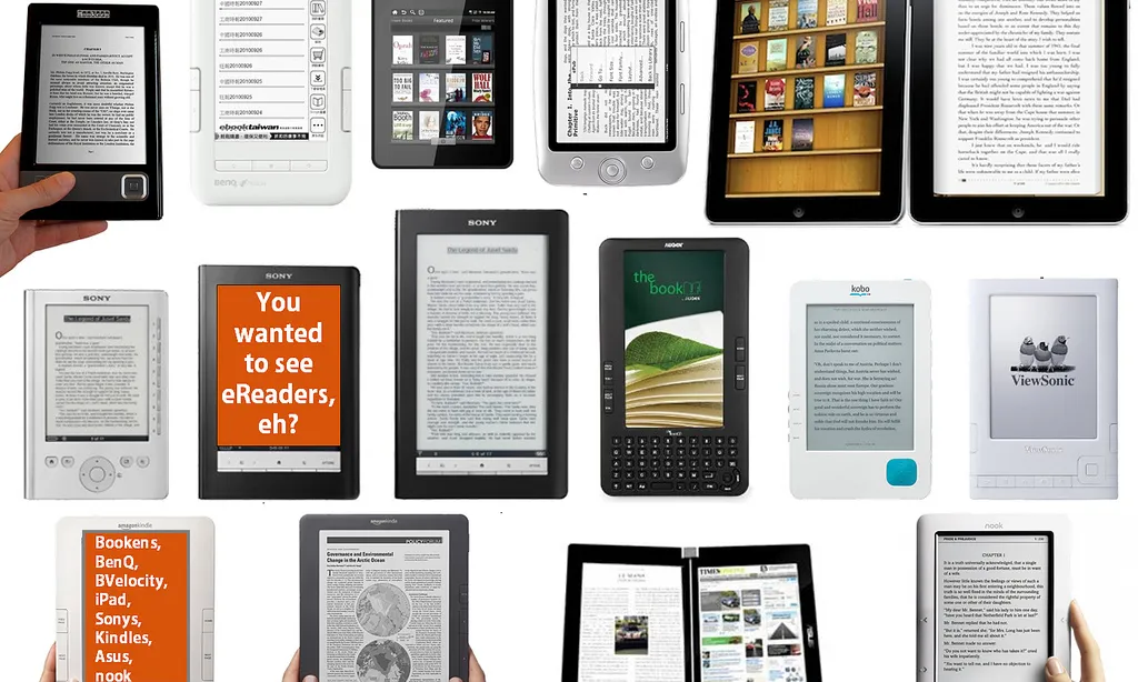 eBooks Reader Galore. Fotografia de l'usuari Flickr Michael Porter